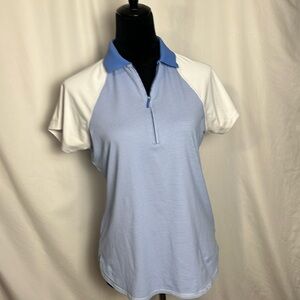 EUC Peter Millar quarter zip polo women’s S